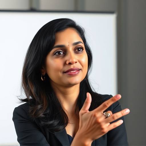 Episode thumbnail: A captivating discussion about the future of AI with Dr. Anya Sharma
