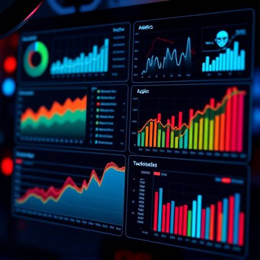Image representing data analytics and podcast metrics, illustrating the importance of tracking and understanding podcast performance.