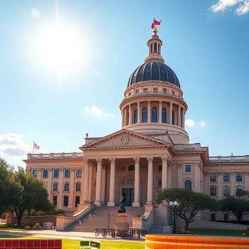 Podcast cover art for 'Capitol Insights', featuring the Texas State Capitol building.